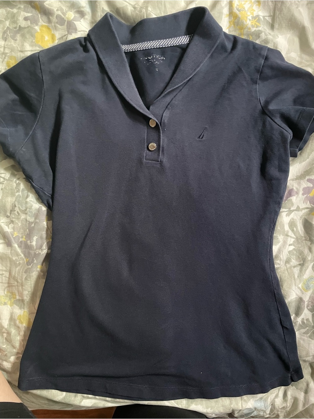 Nautica Women's Navy Polo Top